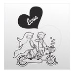 90 cm Sevgi Folyo Sticker