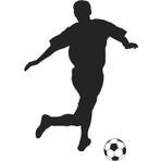 90 cm Sporcu Folyo Sticker