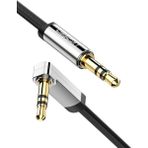 90 Derece Dik Açılı 3.5mm Flat Aux Ses Kablosu 1.5 Metre