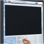 %90 Karartma Stor Perde - Taşınabilir Vantuz Güneşlik Perdeleri Gizlilik için Geri Çekilebilir Panjurlar 80x150 cm (31x59 inç) - Ev Seyahat ve Güneş Koruması için Mükemmel