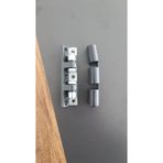 90 Mm Pvc Pimapen Antrasit Gri Quick Çelik Kapı Menteşesi 2 Adet