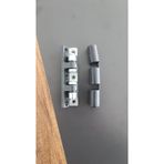 90 Mm Pvc Pimapen Antrasit Gri Quick Çelik Kapı Menteşesi 5 Adet