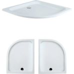 90 x 100 Asimetrik Oval Flat Duş Teknesi H:6 cm