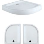90 x 120 Asimetrik Oval Panelli Duş Teknesi H:17 cm