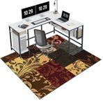 90 x 140 cm Sert Zeminler için Zemin Koruma Matı - Ofis ve Oyun Sandalyeleri için Dayanıklı Altlık, Kaymaz Halı, Sandalye Minderi, Masa Sandalyesi Halısı Ultimate Gamer Mat
