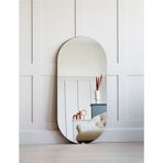 90 X 50 Cm Duvar Aynası, Dekoratif Ayna, Konsol Aynası, Hol Aynası, Dresuar Aynası,banyo Wc Aynası 90 X 50 Naturel