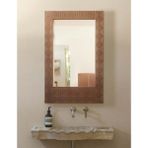 90 x 60 cm Doğal Ahşap Oyma Duvar Aynası - Banyo ve Lavabo Için Ağaç Ayna