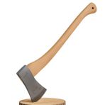 900 Gram 65 Cm El Yapımı İthal İsveç Karbon Çelik Yarma Odun Kesme Balta Ergonomik Sap Kamp Bahçe Av