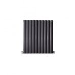 900X795mm Alüminyum Radyatör Lilac Dikey Antrasit Standart Bağlantı