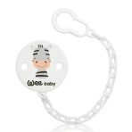 901 Wee Baby Zincirli Emzik Askısı - Erkek (4 Adet)