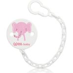 901 Wee Baby Zincirli Emzik Askısı - Kız (3 Adet)