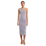 90717 Midi Elbise-Gri 40