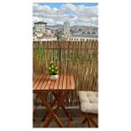 90CM Yükseklik x 250CM Genişlik Bambu Kamış Hasır Çit Dekoratif Bahçe Balkon ve Duvar Çiti Reed Fence