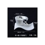 90ML Avrupa Dalga Porselen Kahve Fincanı ve Tabağı Seti Beyaz Seramik 90ML/130ML/200ML300ML Kahve Fincanı Kahvaltı Tatlı Kupa Ev Dekor (Yurt Dışından) - 1 Adet - Renkli - 1 lt