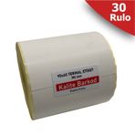 90x60 Termal Etiket | 30 Rulo Barkod Etiketi | Kalite Barkod
