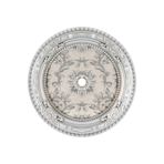 90x90 OVAL GÜMÜŞ RENK SARAY TAVAN GÖBEK GÜMÜŞ 90 x 90