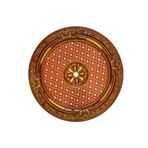 90x90 OVAL KAHVE RENK SARAY TAVAN GÖBEK KAHVE 90 x 90,