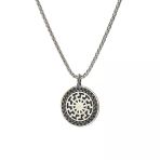 925 Ayar Gümüş Ancient Sun Circle Kolye Antik Güneş Tekerleği Sembolü Minimalist Yuvarlak Kolye Ucu, Erkek Kadın Silver Amulet Kolye 2.5 Cm