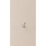 925 Ayar Gümüş Kare Zirkon Taşlı Mini Tragus Helix Piercing