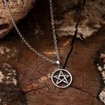925 Ayar Gümüş Küçük Boy Pentagram Kolye