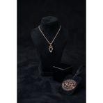 925 Ayar Zirkon Taşlı Rose Minimal Baykuş Gümüş Kolye