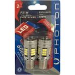 93 P21W Beyaz Tek Duy Fanlı Ampul Takımı, 12 Volt, 2 Adet