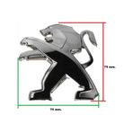 9673873280 Peugeot Arma Logo 206-207-208 Bagaj Amblemı 75x75 9673873277 Diğer