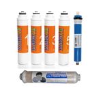 986 Sulook Waterlife Su Arıtma Cihazı Uyumlu Tak-Çevir 6'lı Filtre Seti, Vontron Membranlı