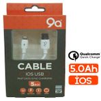 9A 5 F18 Amper (Lightning) Hızlı Şarj ve Data Kablosu Micro Şarj Kablosu