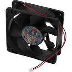 9cm 24V 2 Pinli Kasa Fanı 9cm x 9cm x 2.5cm 2 Pimli Dc 24VOLT Fan - Siyah
