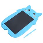 9in LCWririting Tablet, Cartoon Cat Iigital Drawing Board With ‑nti‑Erasing With Ock Leclectronic Raraphics Abablet Ducational Tional Earning Coy Children Için(Mavi)
