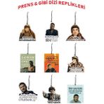 9lu Gibi Prens Dizisi Görselli Oto Kokusu Dikiz Ayna Süsü Torpido ve Oto Aksesuarı - bahar
