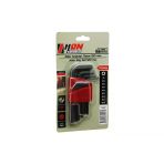 9pcs Siyah Kısa - Düz 120MM Alyan Allen Anahtar Takımı BRKT-702279