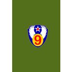 9th Air Force Notebook (Olive Drab)