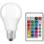 9W LED Rgb Ampul – Uzaktan Kumandalı E27 Renkli Aydınlatma Ampulü, Çoklu Renk Modları, Ortam - Altın