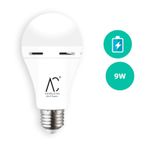 9w Şarjlı Ampul 6500k Beyaz Işık