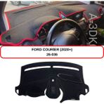 A-3DKORUMA Ford Courier ( 2020 + ) Büyük Ekran - Torpido Koruması / Halısı / Örtüsü - Kırmızı