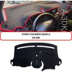 A-3DKORUMA Ford Courier ( 2020 + ) Büyük Ekran - Torpido Koruması / Halısı / Örtüsü - Siyah
