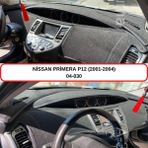 A-3DKORUMA Nissan Primera P12 (2001-2004) Torpido Koruması / Halısı / Örtüsü / Kılıfı - Kırmızı
