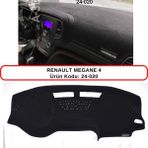 A-3DKORUMA Renault Megane Iv (4) Torpido Koruma Kılıfı 3d Koruyucu Halı Örtü - Kırmızı