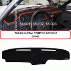 A-3DKORUMA Tofaş Kartal Torpido Gözlü Torpido Koruma Kılıfı 3d Koruyucu Halı Örtü - Mavi