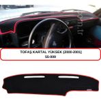 A-3DKORUMA Tofaş Kartal Yüksek Göğüs Torpido Koruma Kılıfı 3d Koruyucu Halı Örtü - Mavi