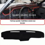 A-3DKORUMA Tofaş Şahin Torpido Gözlü Torpido Koruması / Halısı / Örtüsü - Mavi