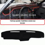 A-3DKORUMA Tofaş Şahin Torpido Gözlü Torpido Koruması / Halısı / Örtüsü - Siyah