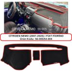 A-3DKORUMA Torpido Koruma Kılıfı 3d Koruyucu Halı Örtü Citroen Nemo (2007-2020) - Siyah