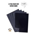 A-4 Boy Siyah Renk Karbon Kağıdı 5 Adet