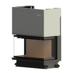 A Caminetti 90 Eco 3 Açık Crystal Şömine Haznesi