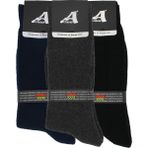A Classe 3'lü Paket Termal/thermal Havlu Erkek Çorap (Siyah-Gri-Lacivert) - 40 - 44