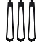 A Design 3'lü Dekoratif Metal Firkete Sehpa Ayağı 52 cm Yükseklik