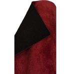 A-Express Destekli Kadife Kumaş - Yumuşak Tek Yönlü Esnek Peluş Kadife Malzeme - 142 cm Genişlik The Yard - Araba, Giyim, Giyim, El Sanatları için 300 GSM Döşemelik Kumaş - 1/2 Yard 56" x 18" Bordo